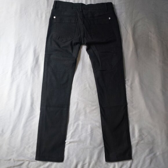 Chino Pants Men Khakis Skinny STRETCH SLIM FIT Flex Casual Cotton Jeans 34x32 - Picture 2 of 3